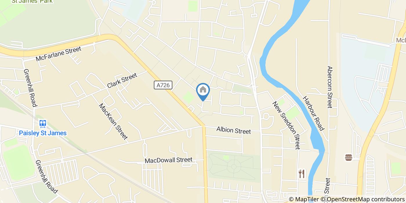 2 Bed Flat, Caledonia Court, PA3