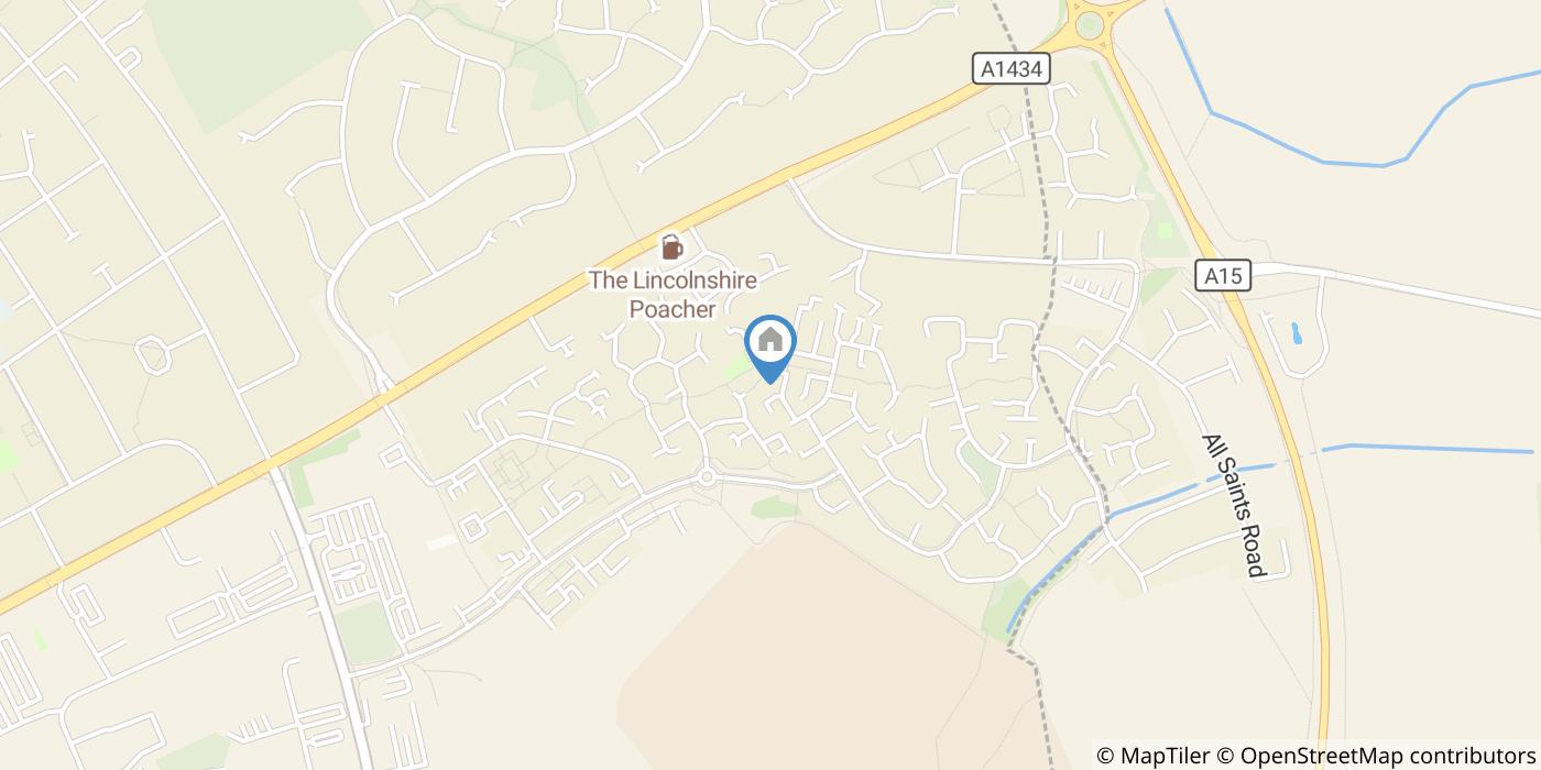 2 Bed Flat, Flaxley Close, LN2