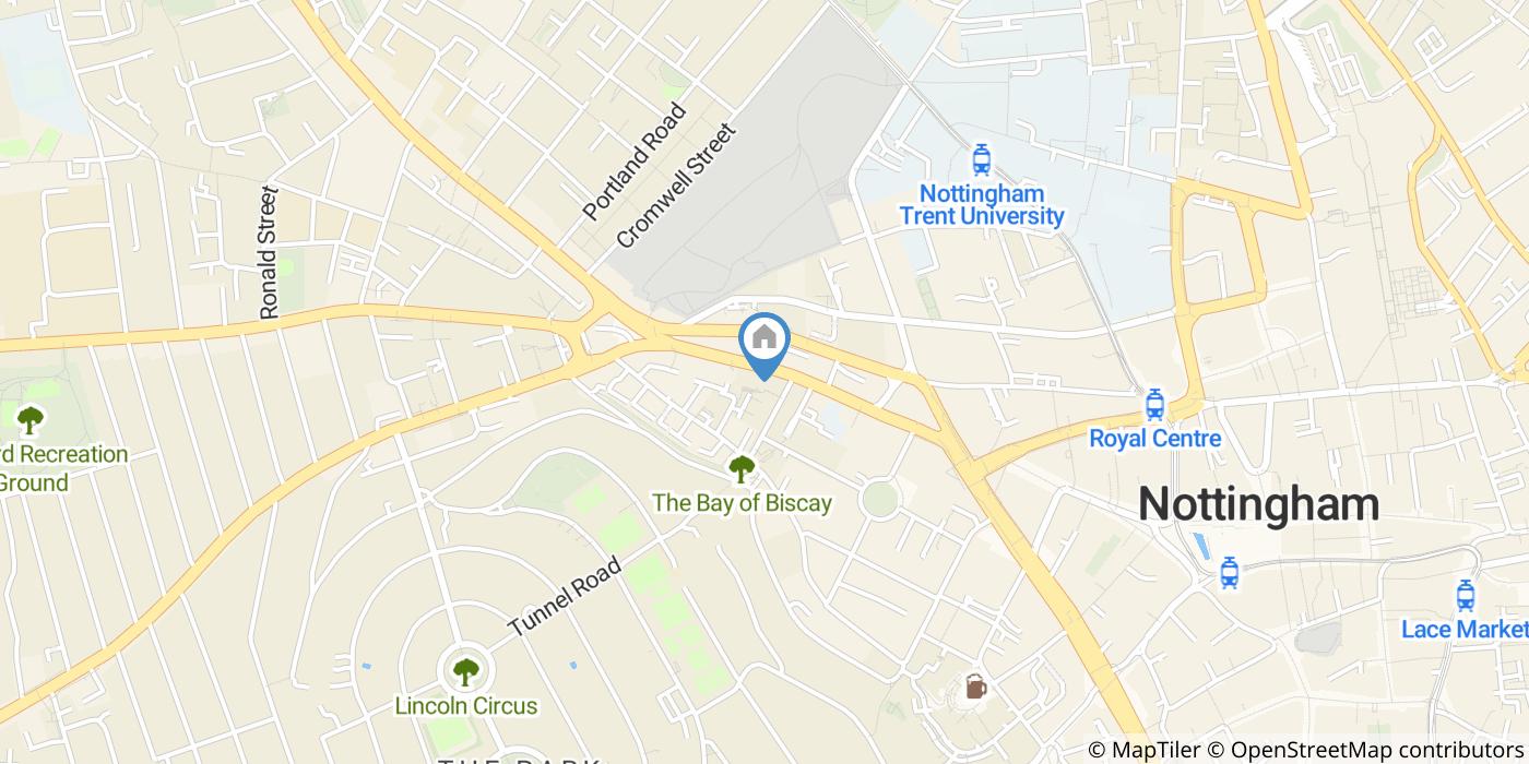 2 Bed Flat, Ropewalk Court, NG1