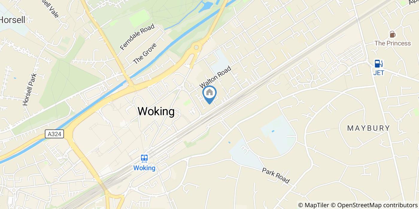 1 Bed Flat, Grove Road, GU21