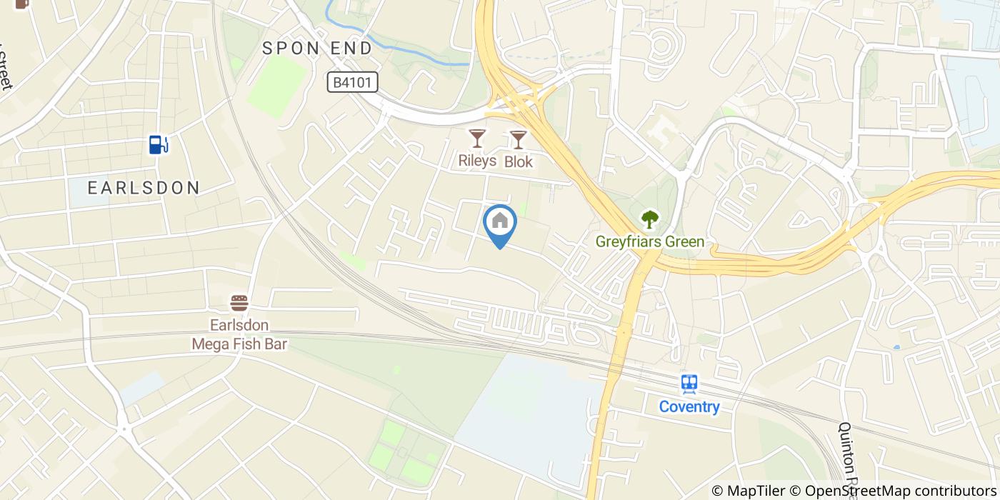 Studio Flat, Westminster Road, CV1