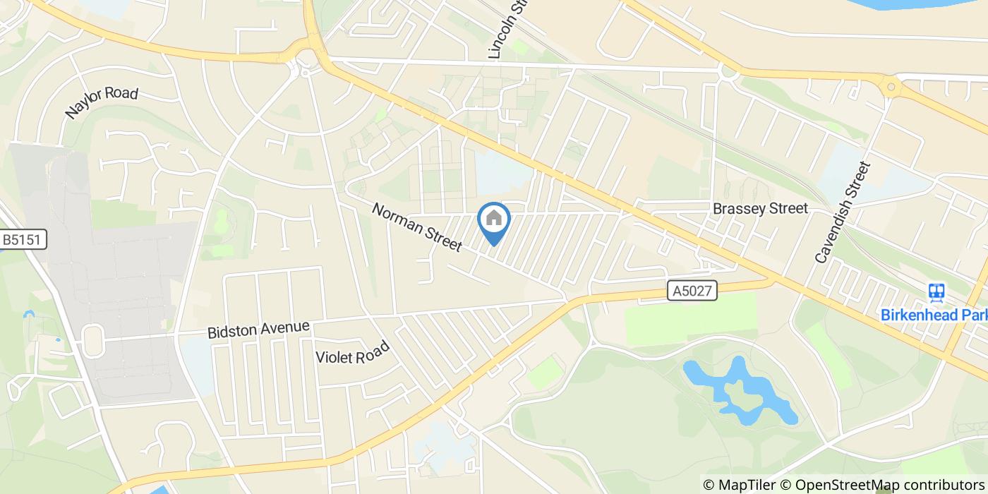 2 Bed Terraced House, Falkland Street, CH41