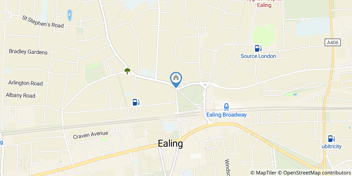 4 Bed Flat, Very Near Haven Green Area, W5