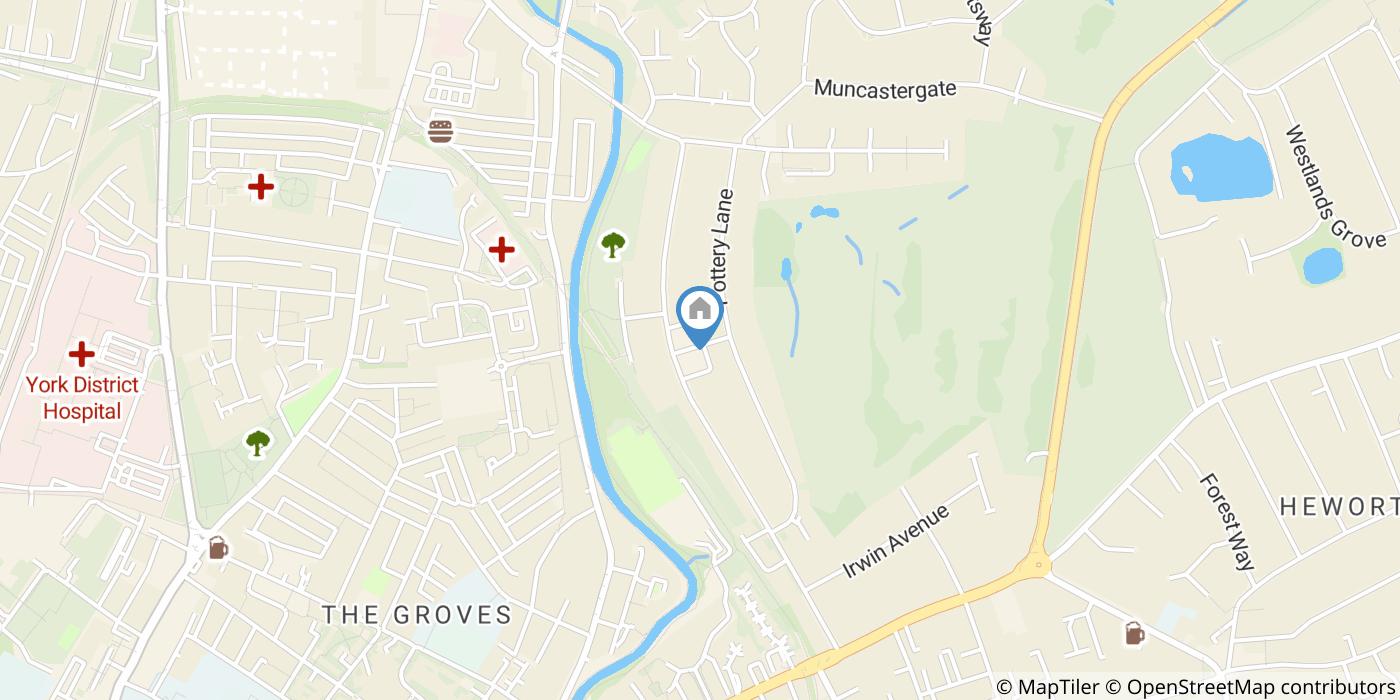 1 Bed Flat, Saxon Place, YO31