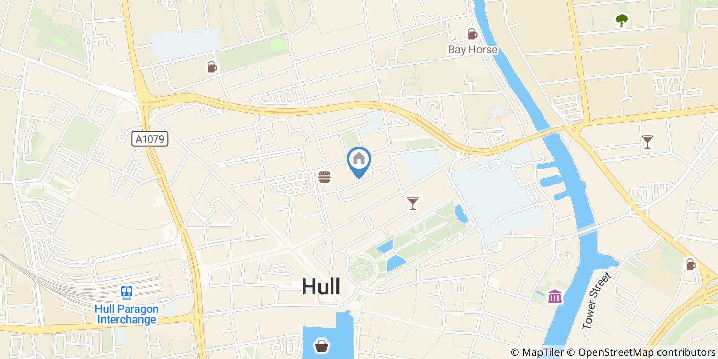 1 Bed Flat, Amicus House, HU1