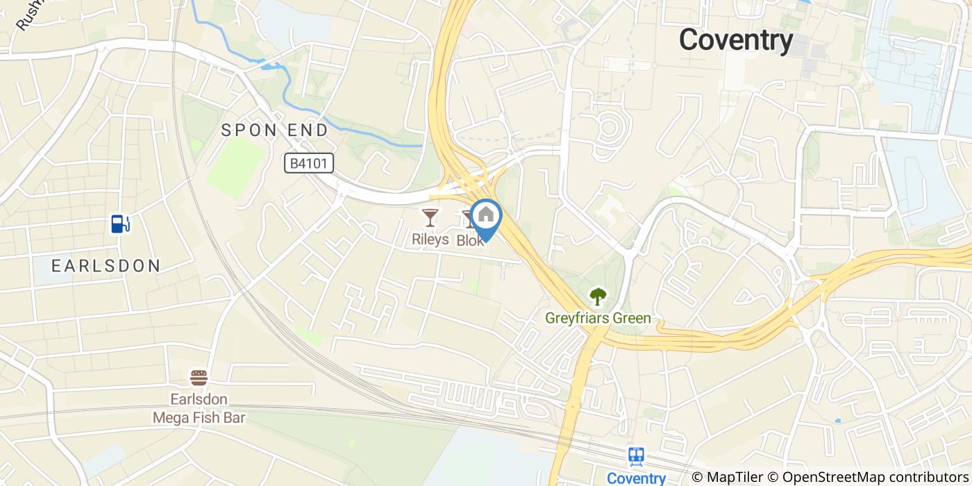 Studio Flat, Queens Road, CV1