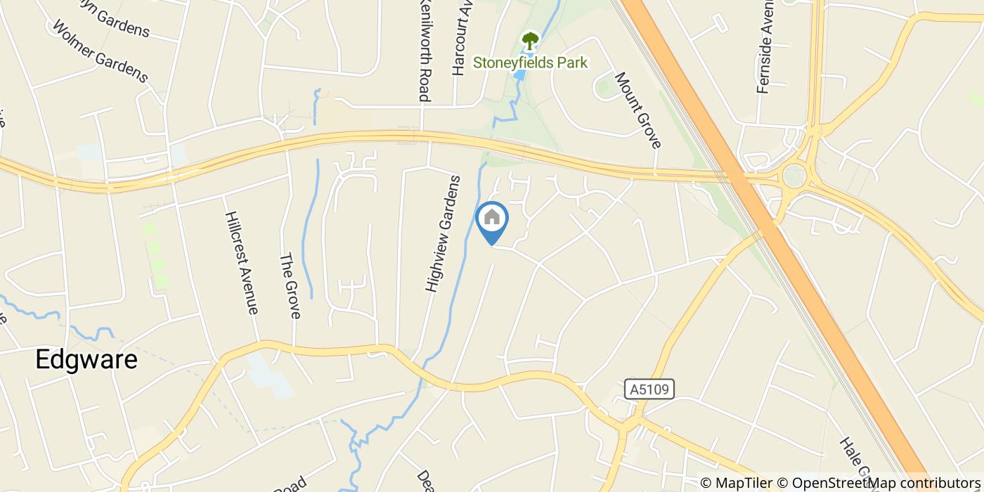 Studio Flat, Ash Close, HA8