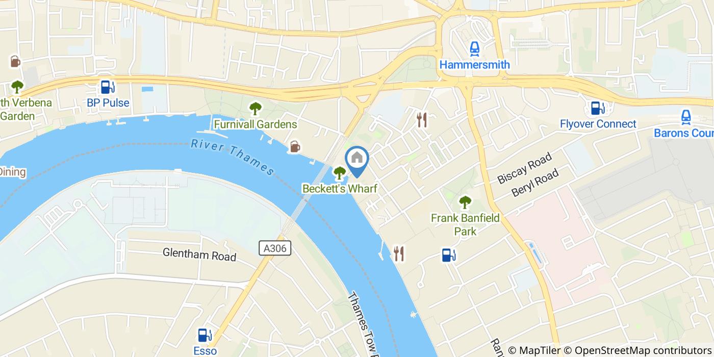 2 Bed Flat, Queens Wharf, W6