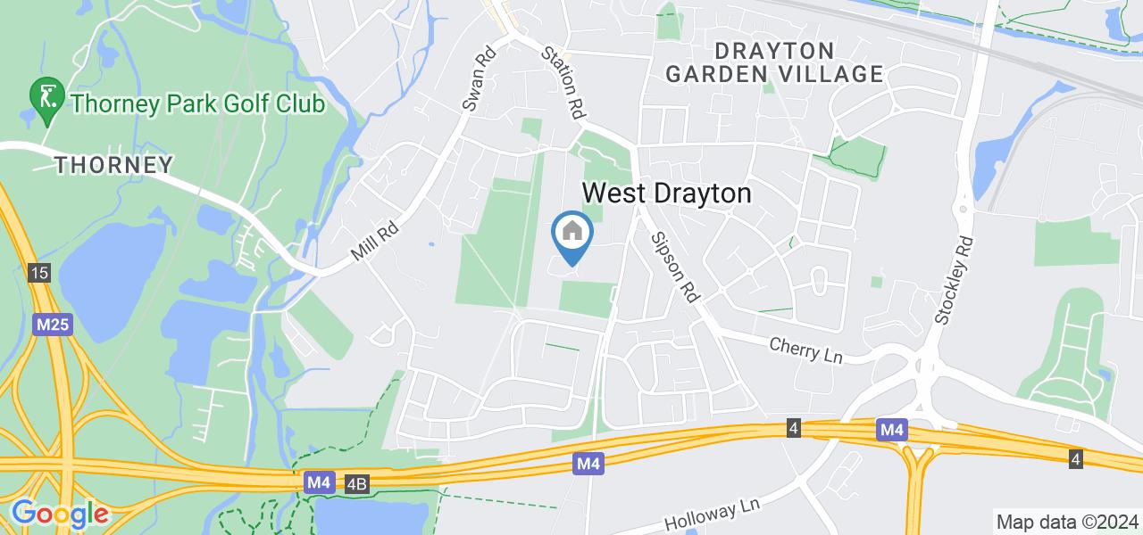 West Drayton Studio Flat, Stainby Close, UB7 To Rent Now for £800.