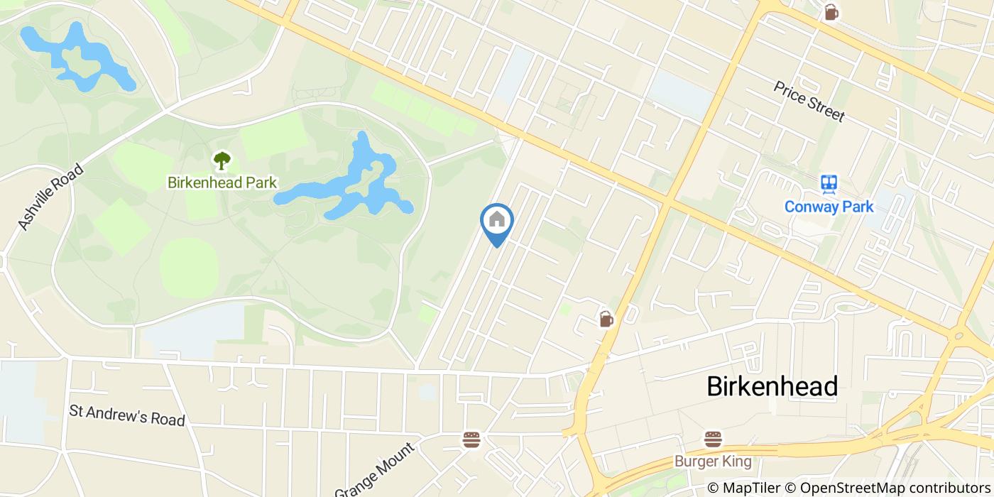 1 Bed Detached House, Paterson Street, CH41