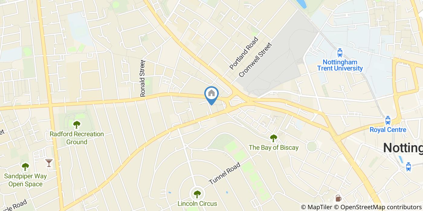 2 Bed Flat, Park West, NG7