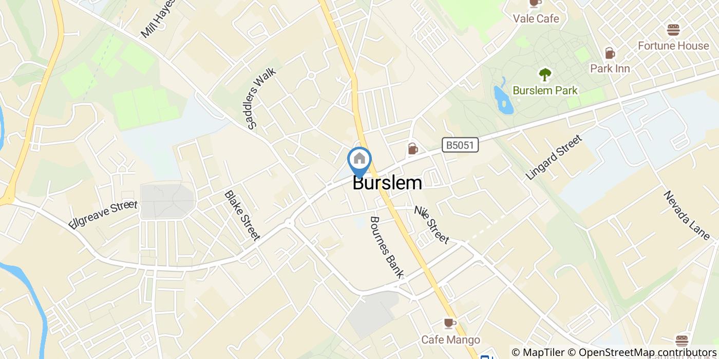 Studio Flat, Market Place, ST6