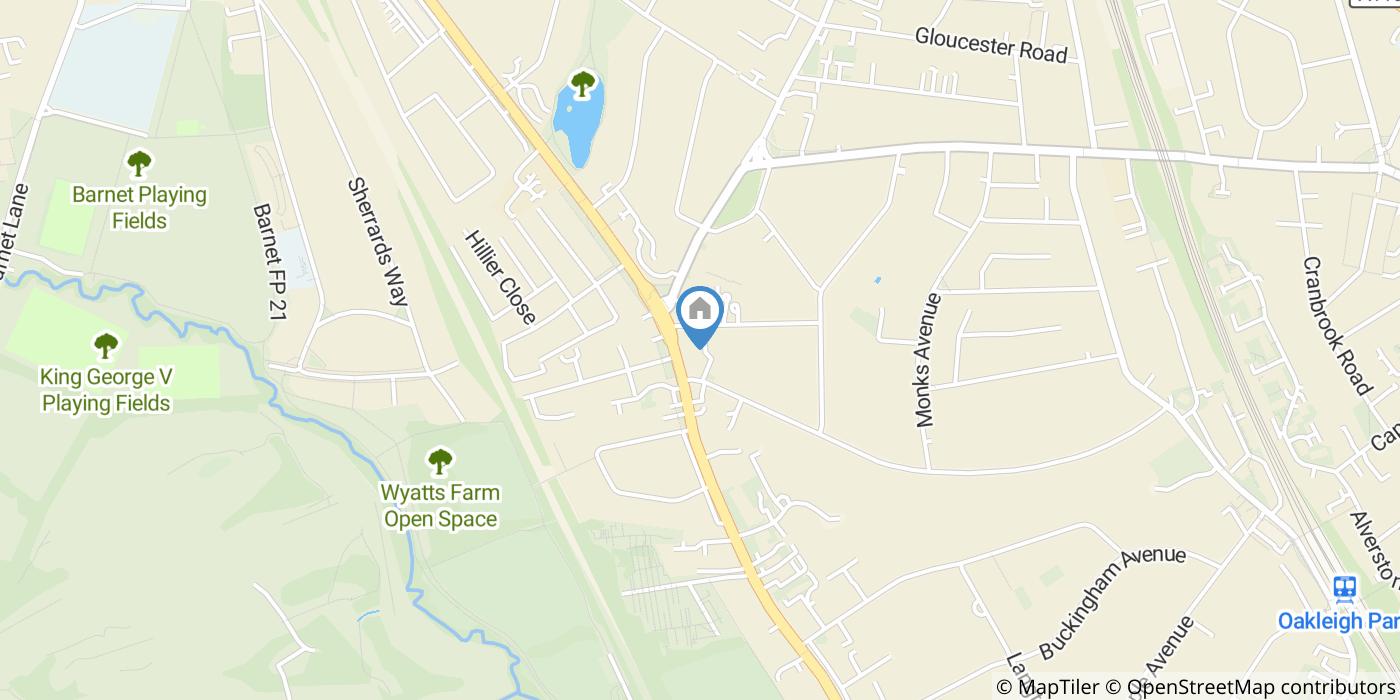 2 Bed Flat, Great North Road, EN5