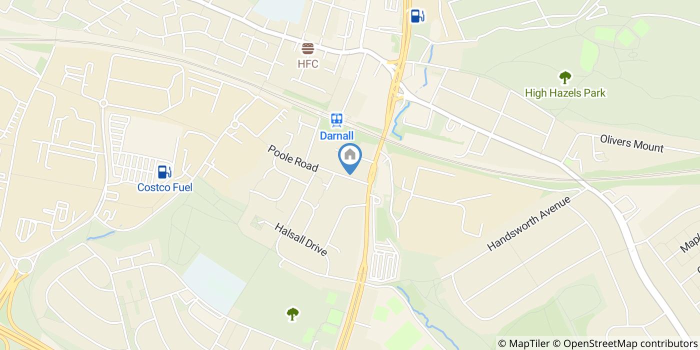 3 Bed Terraced House, Poole Road, S9