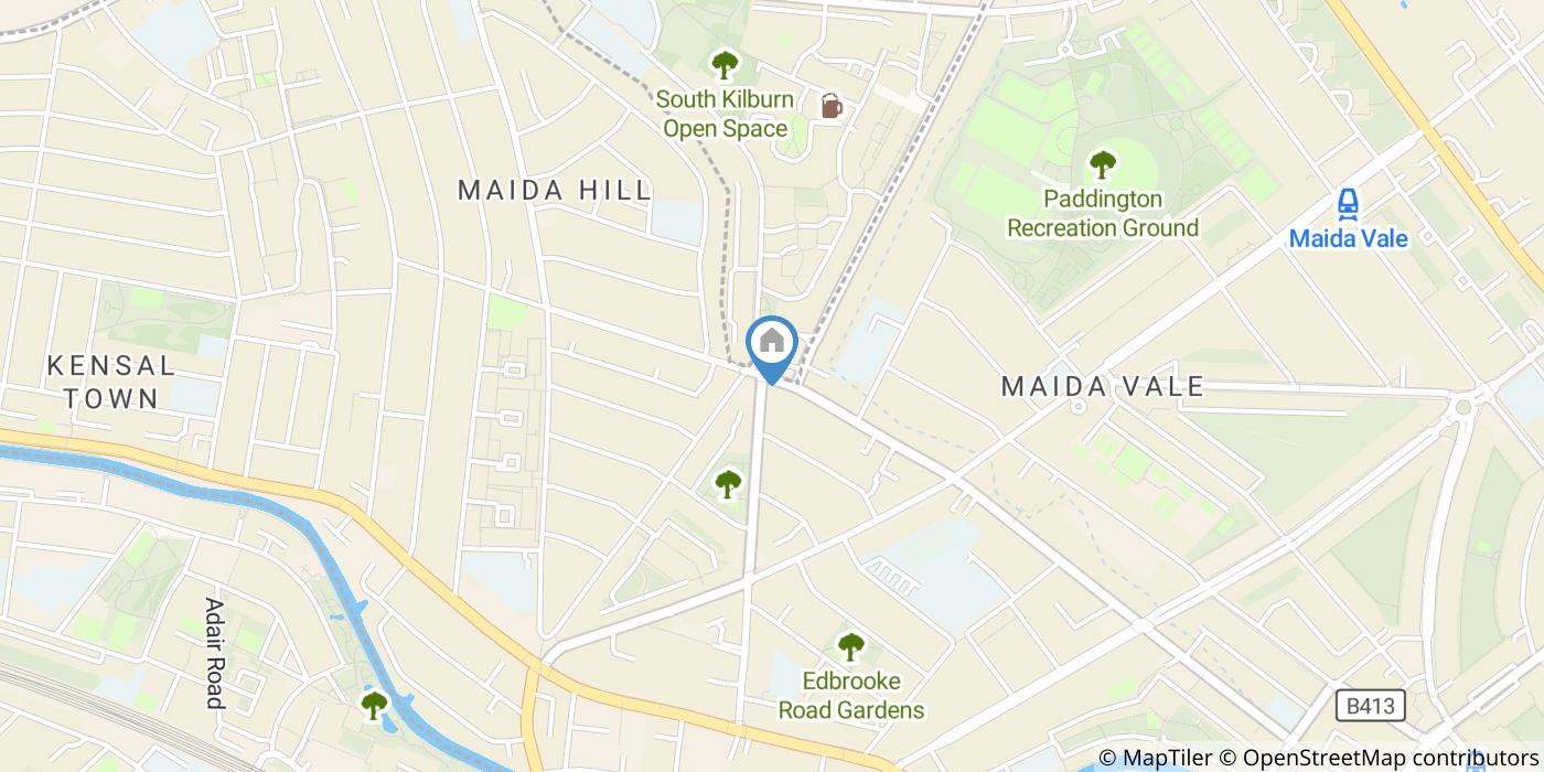 1 Bed Flat, Chippenham Road, W9