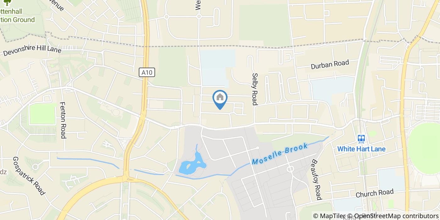 4 Bed Semi-Detached House, Barkham Road, N17