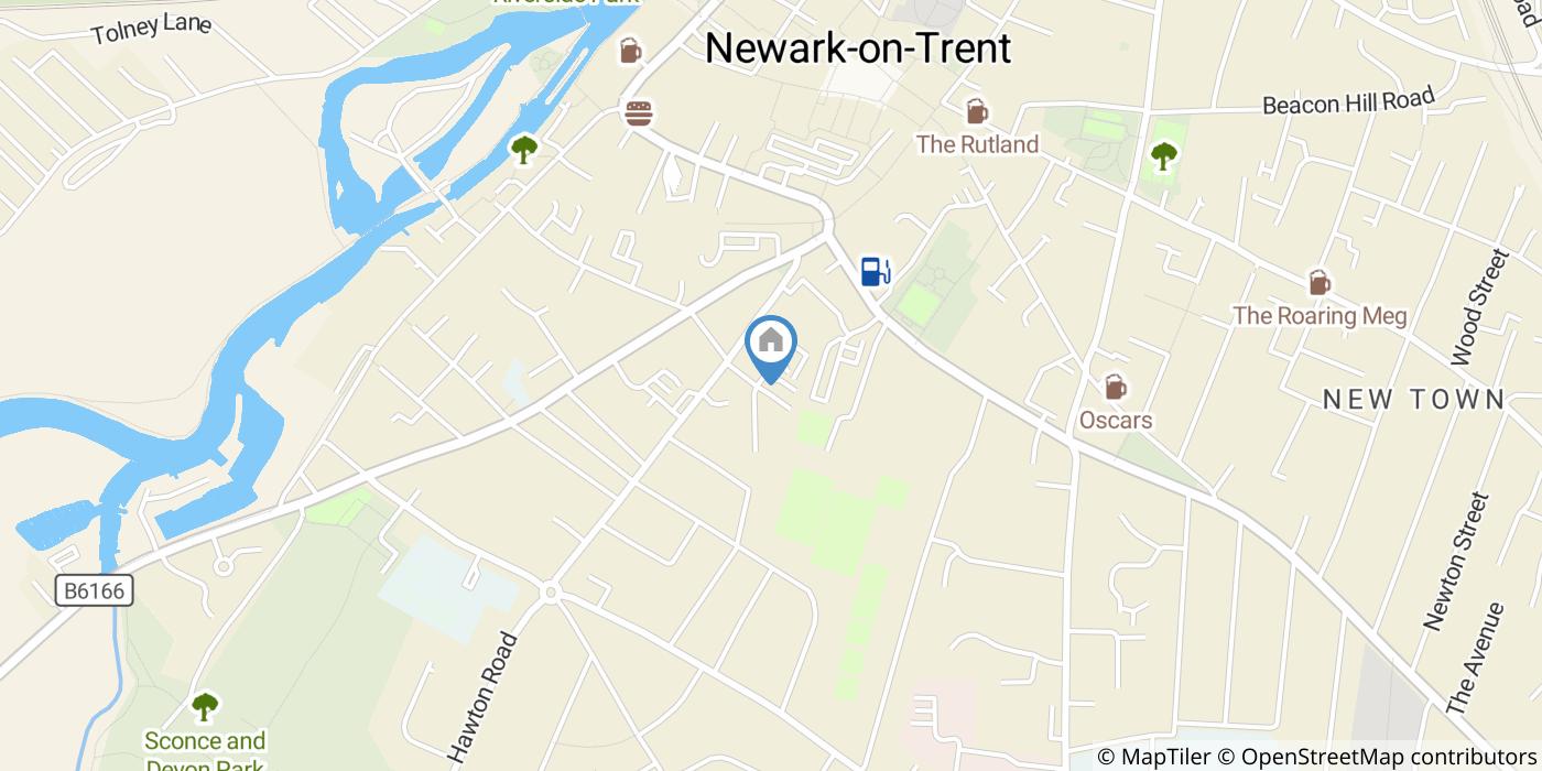 1 Bed Flat, Castle Brewery Court, NG24