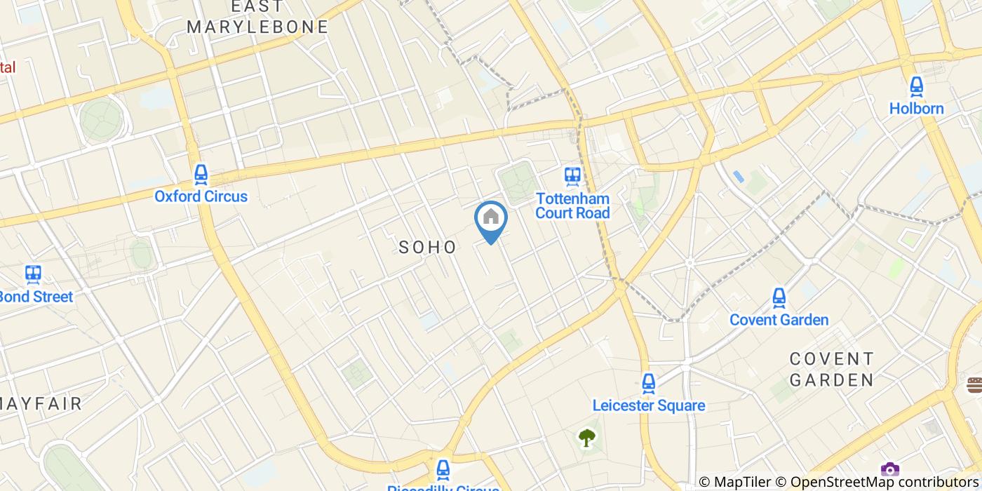 Room in a Shared Flat, Dean Street, W1D