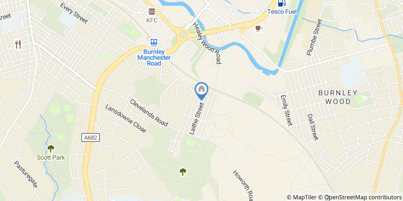 2 Bed Terraced House, Laithe Street, BB11