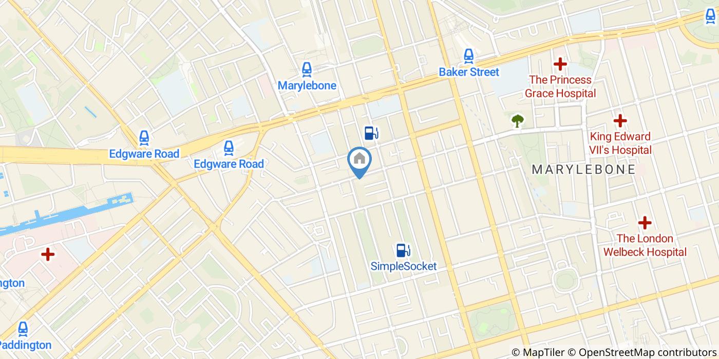 Studio Flat, Crawford Street, W1H