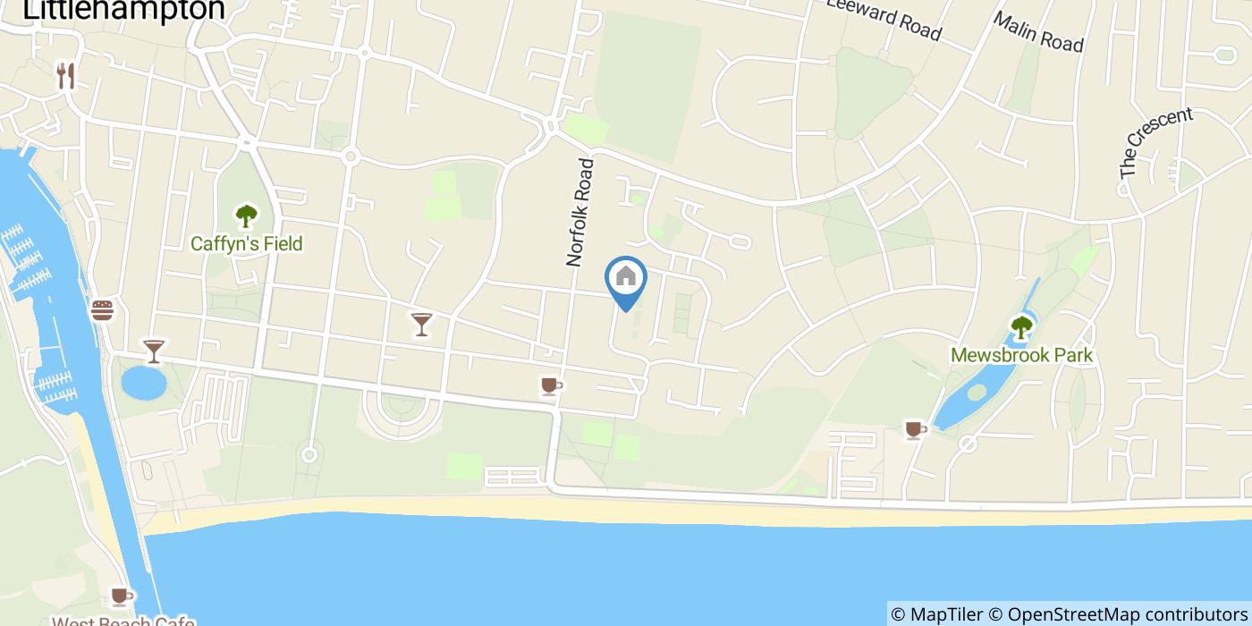 2 Bed Flat, Norfolk Gardens, BN17