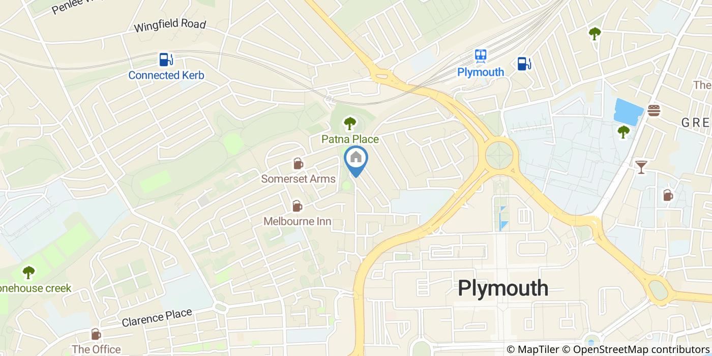 1 Bed Flat, Patna Place, PL1