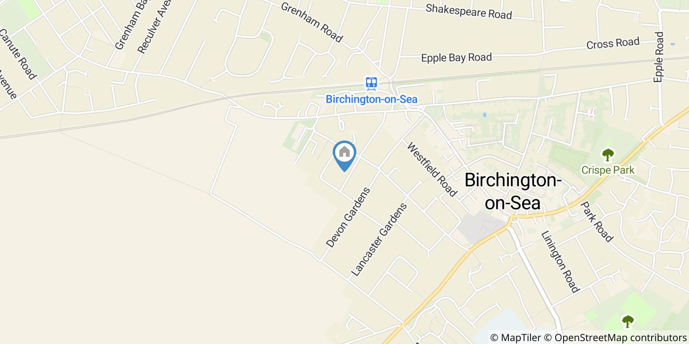 3 Bed Semi-Detached House, Sussex Gardens, CT7