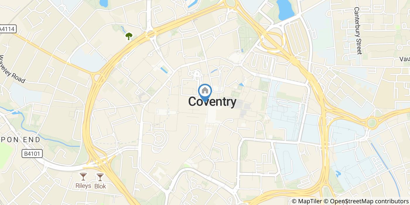 Studio Flat, Broadgate, CV1