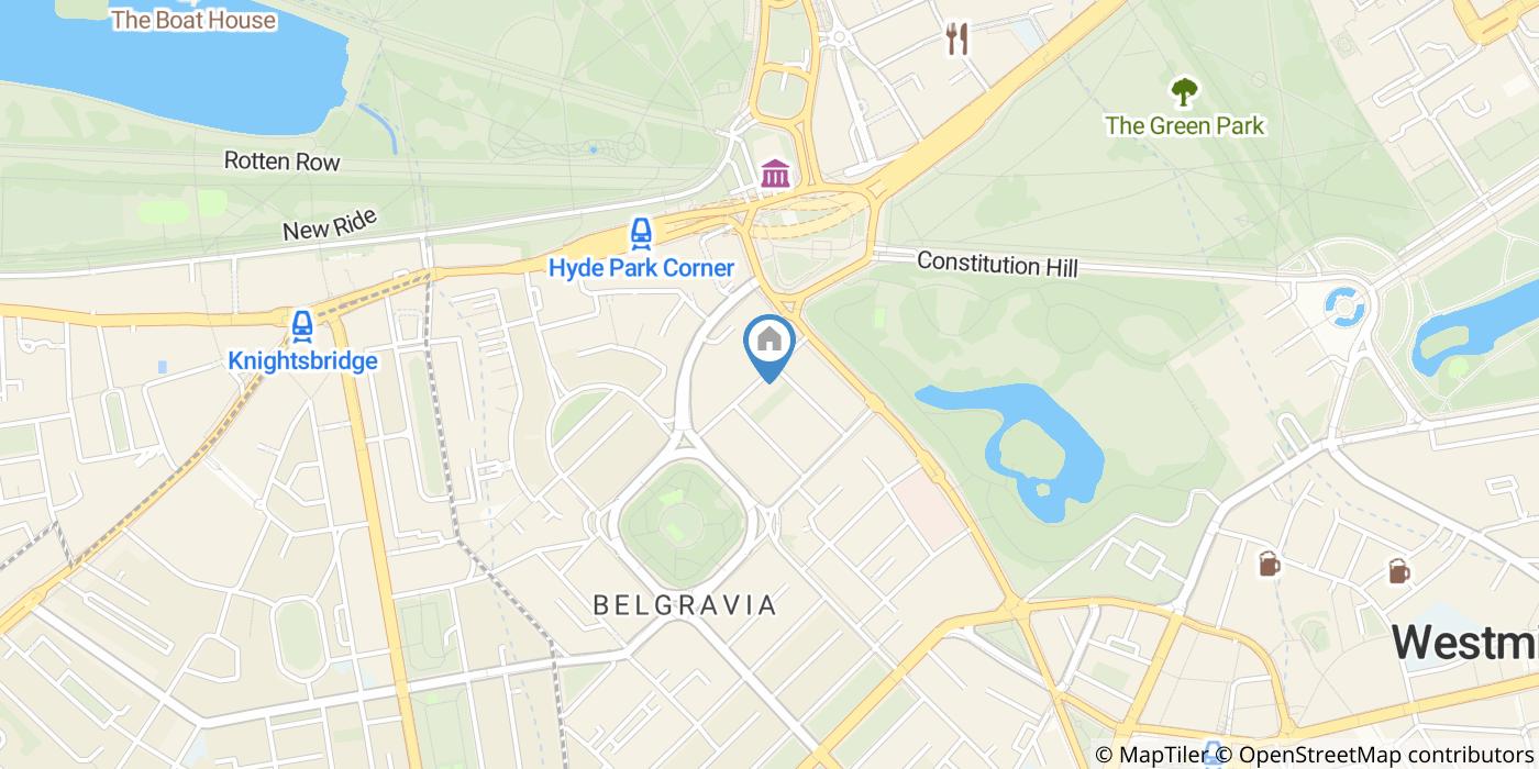 1 Bed Flat, Halkin Street, SW1X