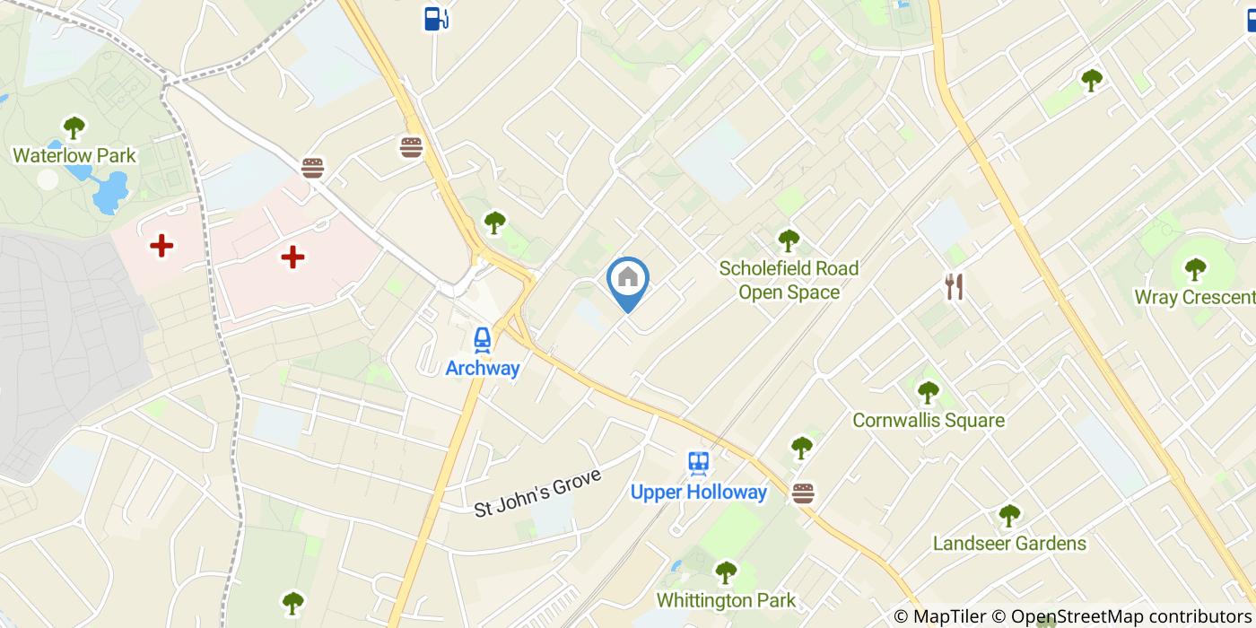 1 Bed Flat, Elthorne Road, N19