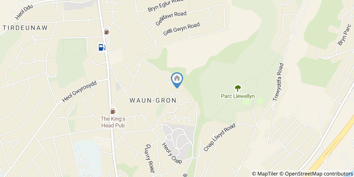 2 Bed Terraced House, Gelli Aur, SA5