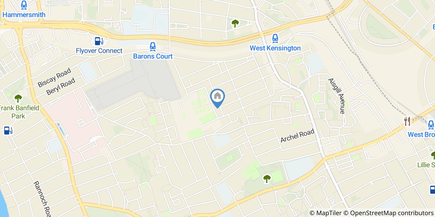 2 Bed Flat, Gledstanes Road, W14