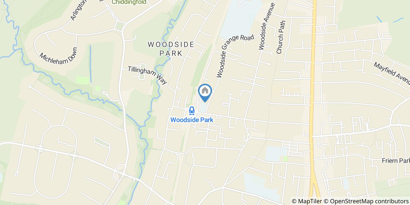 4 Bed Semi-Detached House, Woodside Grange Road, N12