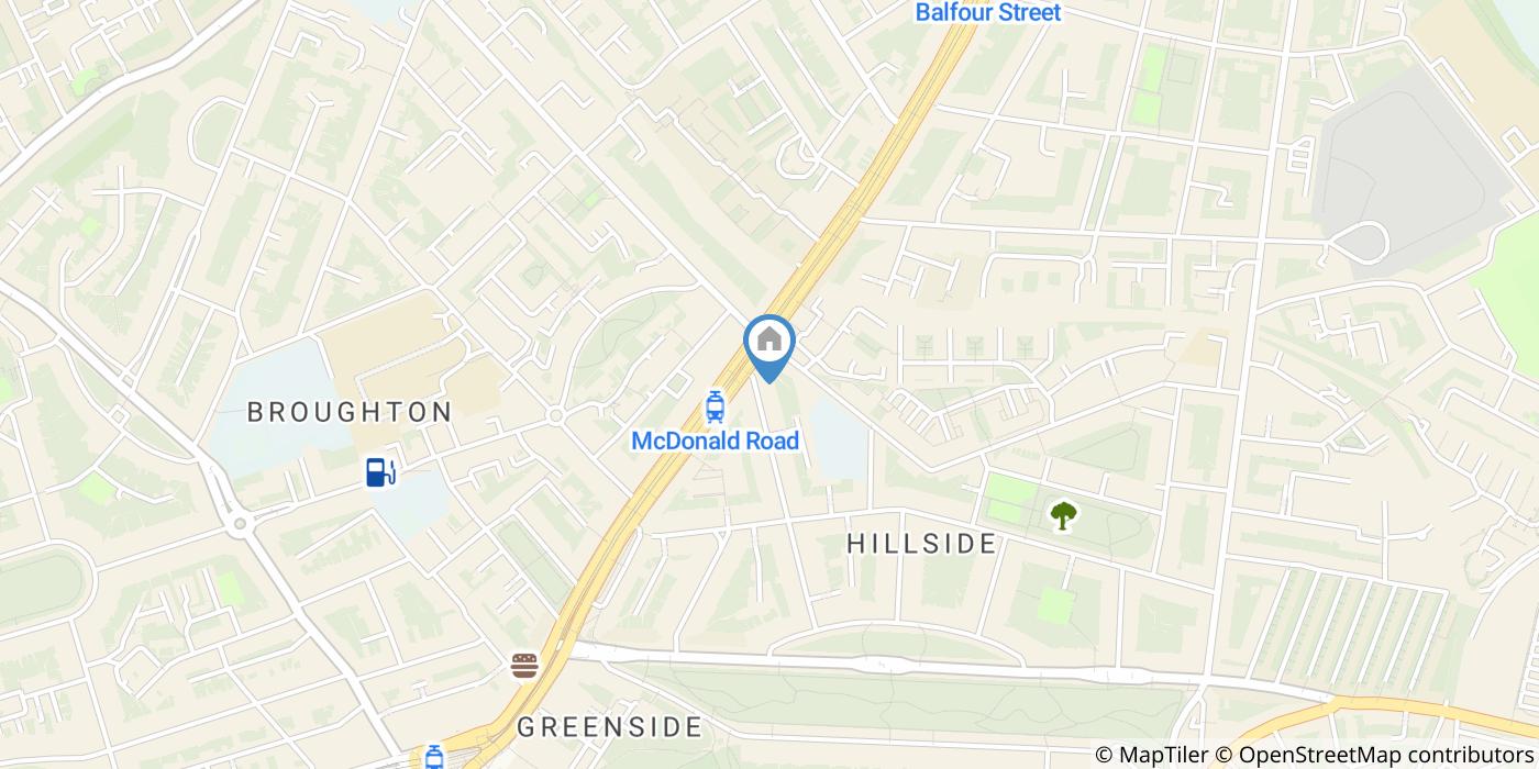 1 Bed Flat, Brunswick Street, EH7