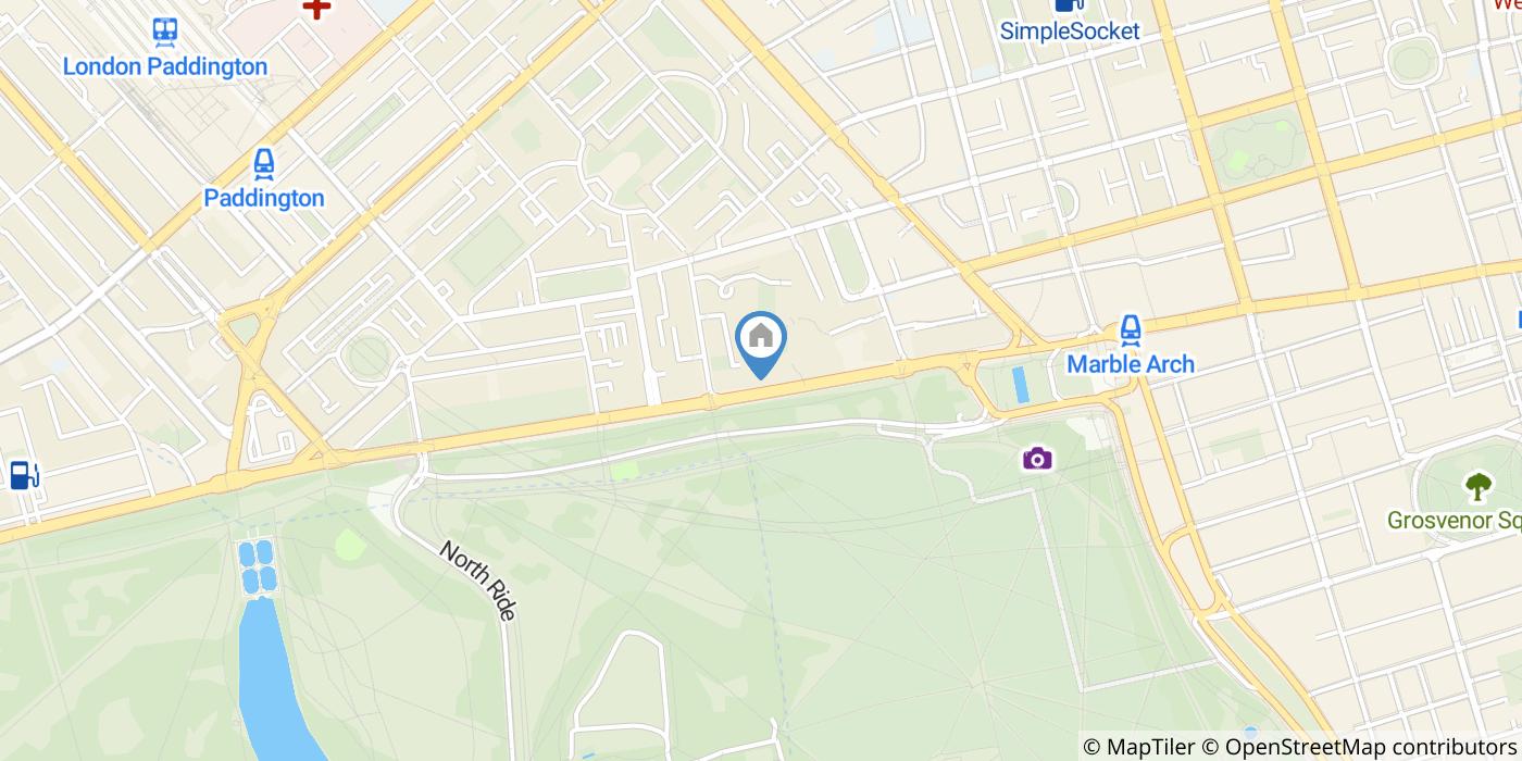 Studio Flat, Hyde Park Place, W2