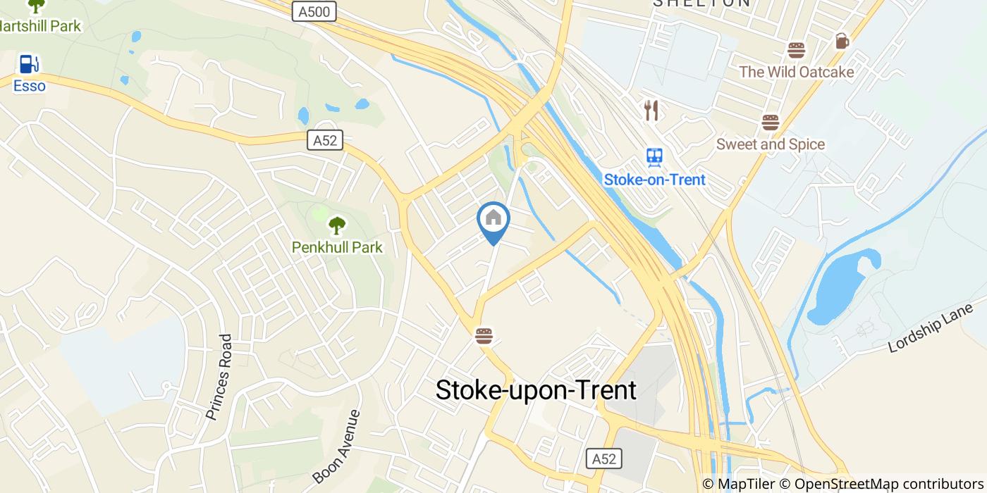 Room in a Shared House, Liverpool Road, ST4