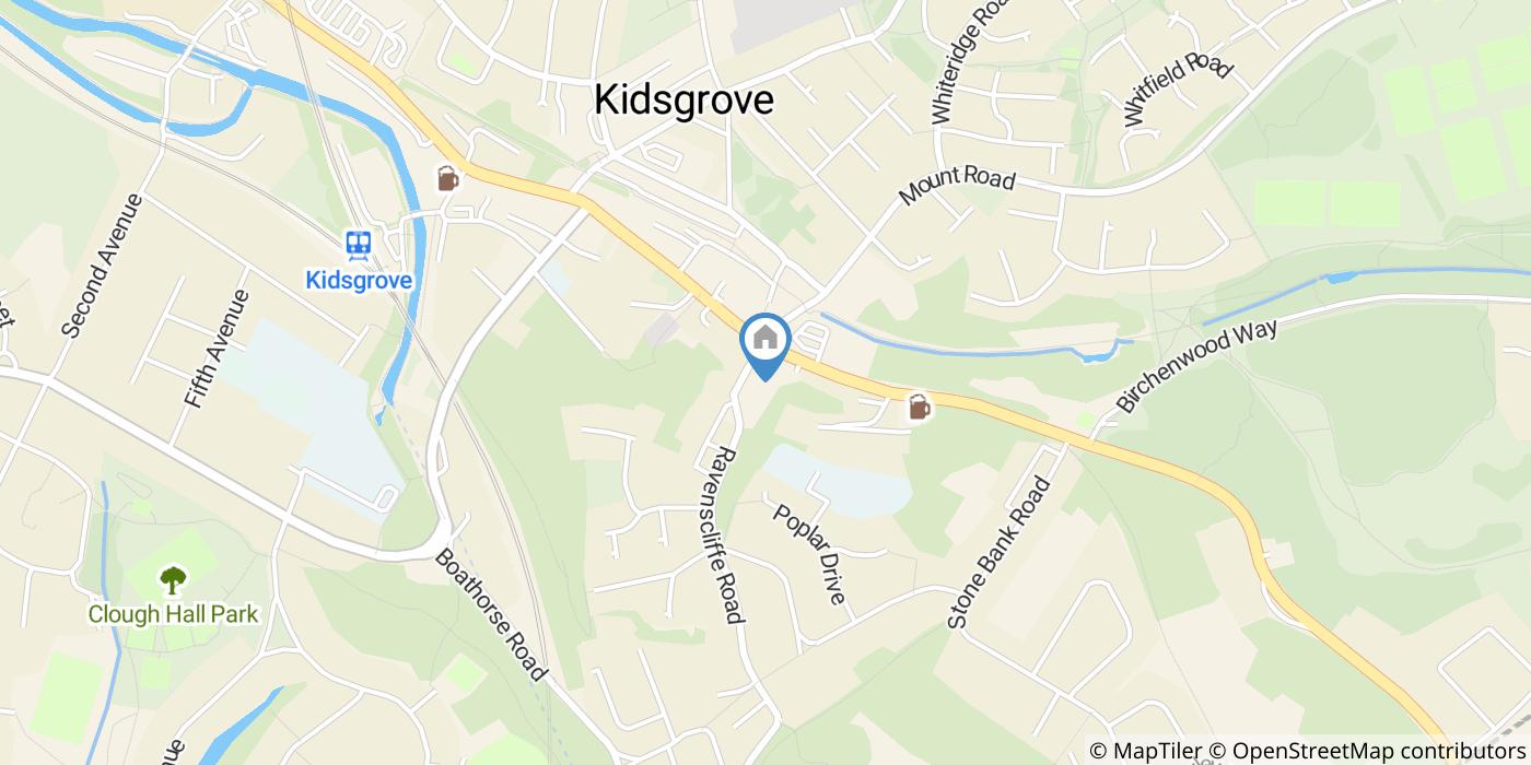 2 Bed Flat, Ravenscliffe Road, ST7