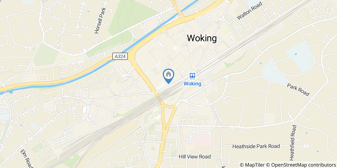 1 Bed Flat, High Street, GU21