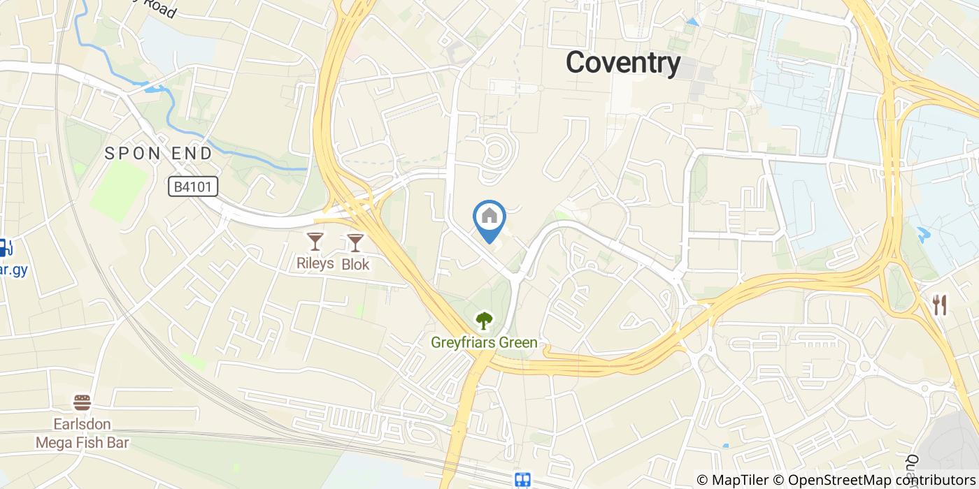 2 Bed Flat, Beauchamp House, CV1