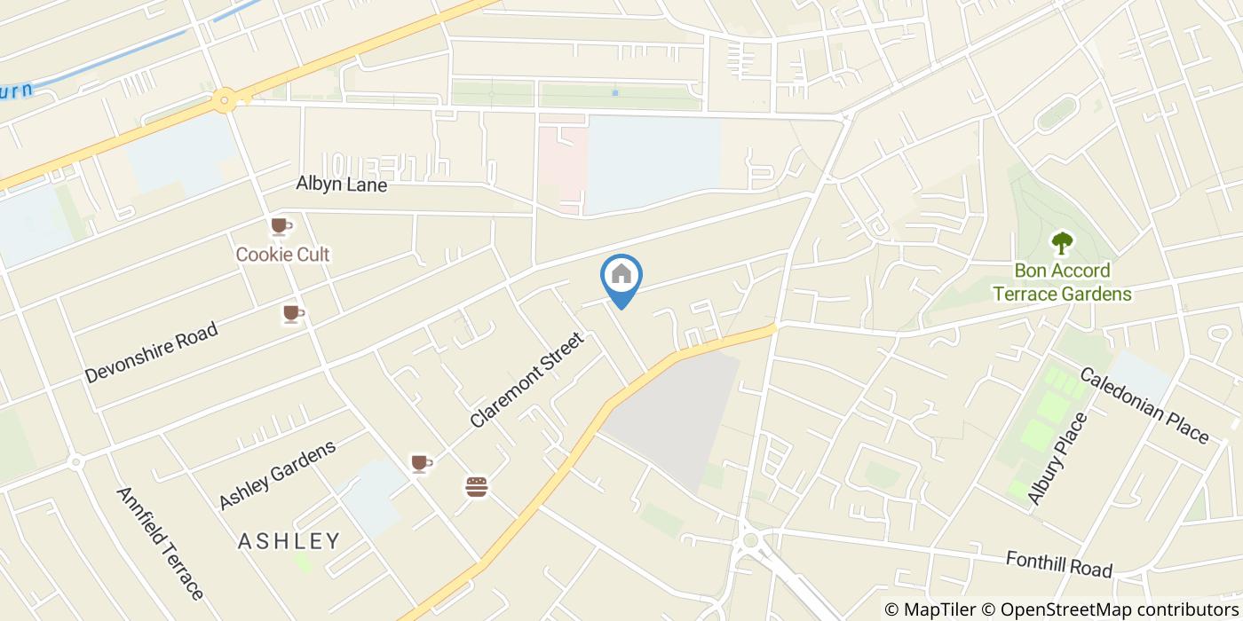 1 Bed Flat, Great Western Place, AB10