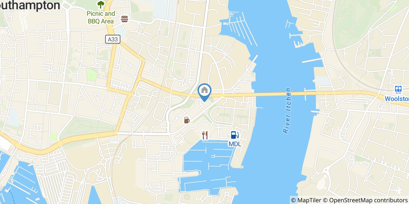 Studio Flat, Bridge Terrace, SO14