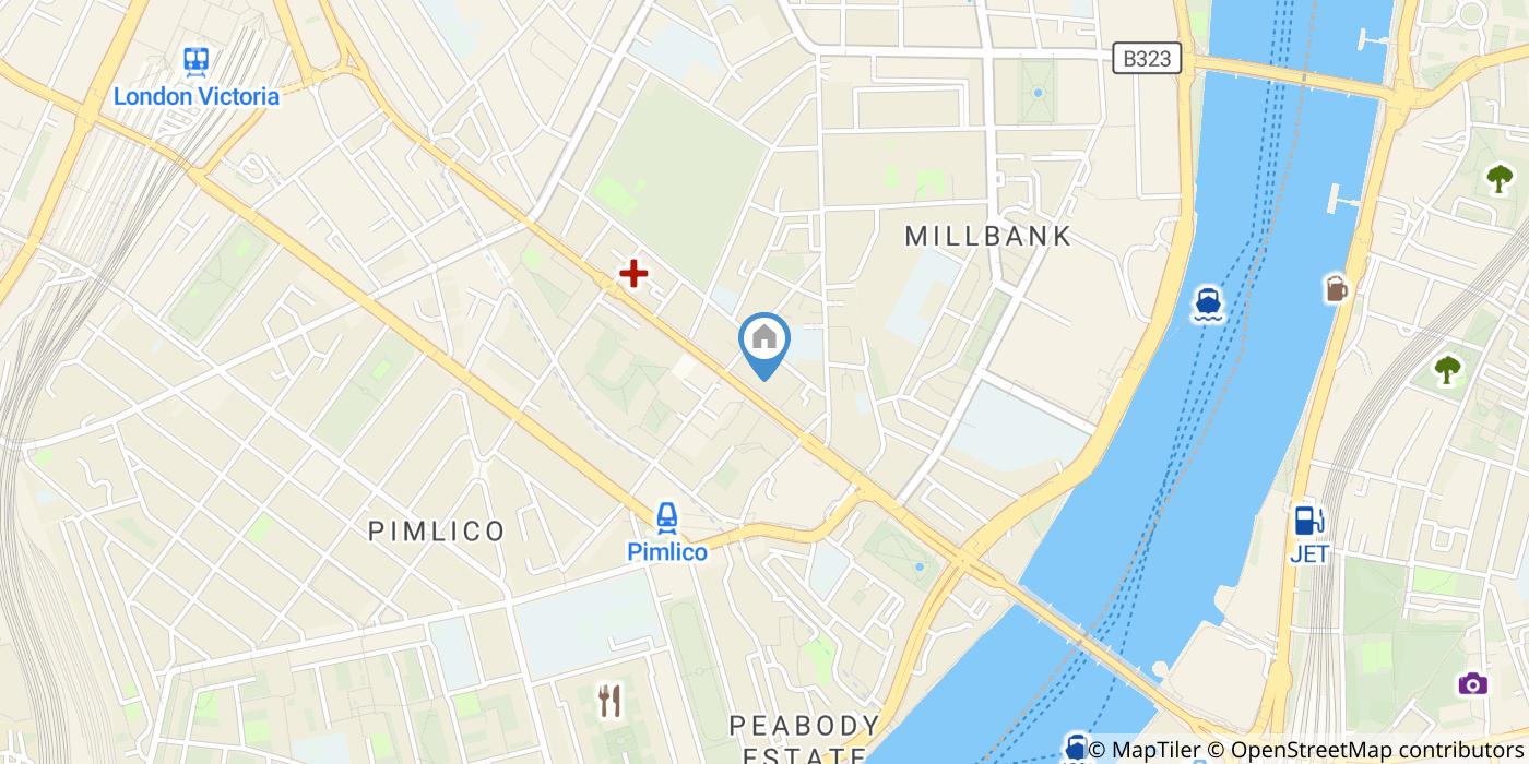 Room in a Shared Flat, London, SW1V