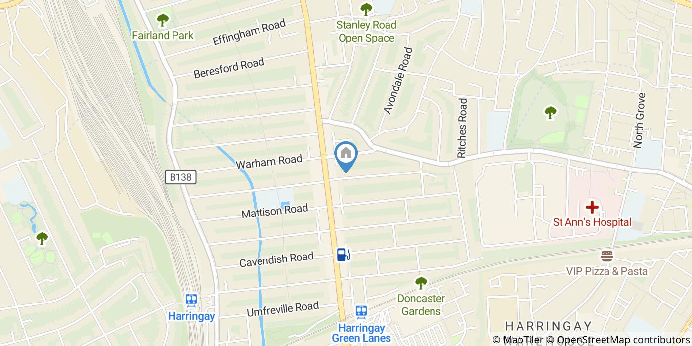 1 Bed Flat, Kimberly Gardens, N4
