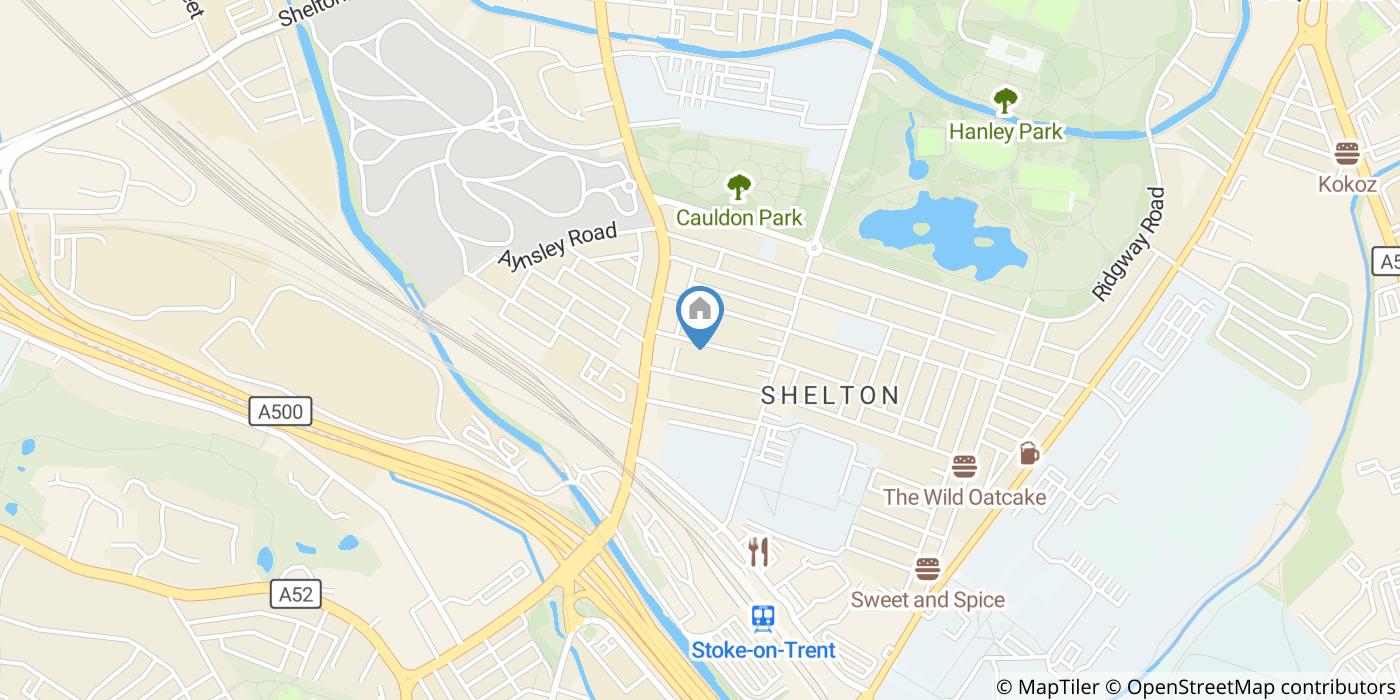 Room in a Shared House, Seaford Street, ST4