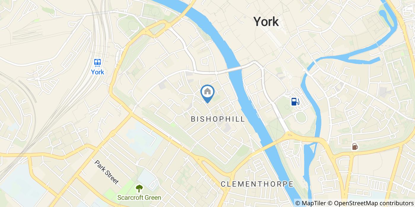 2 Bed Terraced House, Bishops Court, YO1