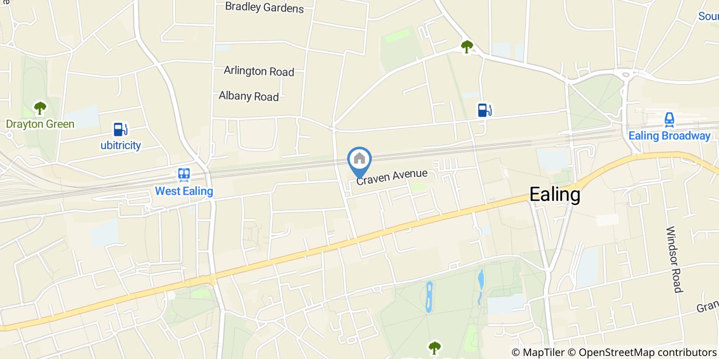 Room in a Shared House, Very Near Craven Avenue Area, W5