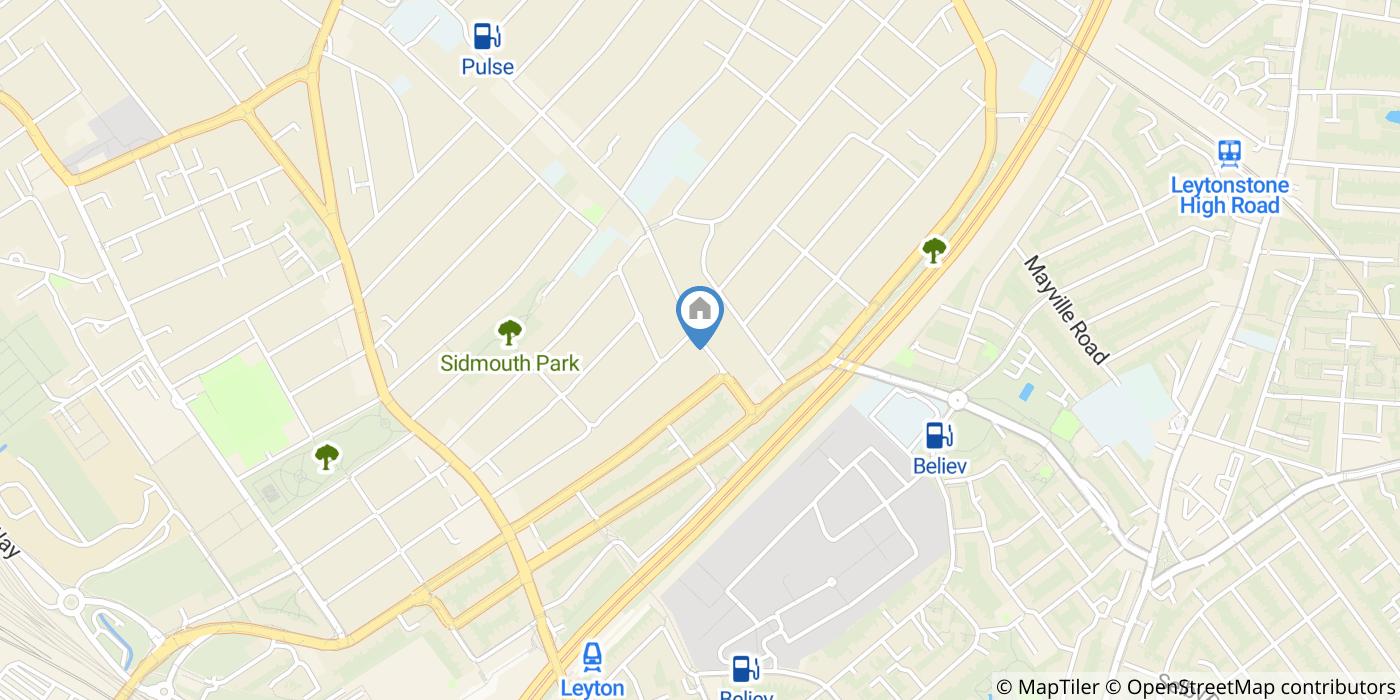 Studio Flat, Francis Road, E10