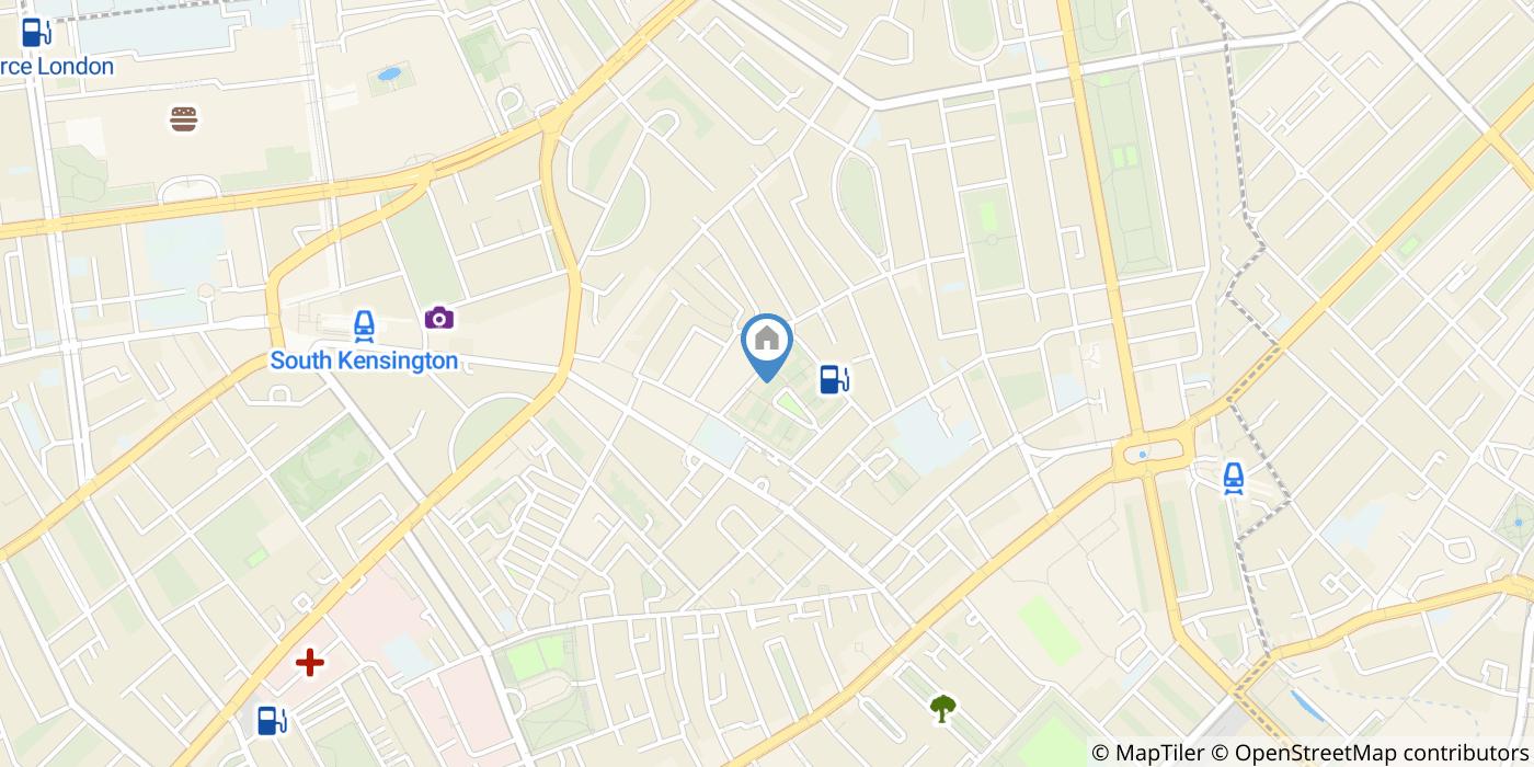 Room in a Shared Flat, Stunning Double Room In South Kensin, SW3