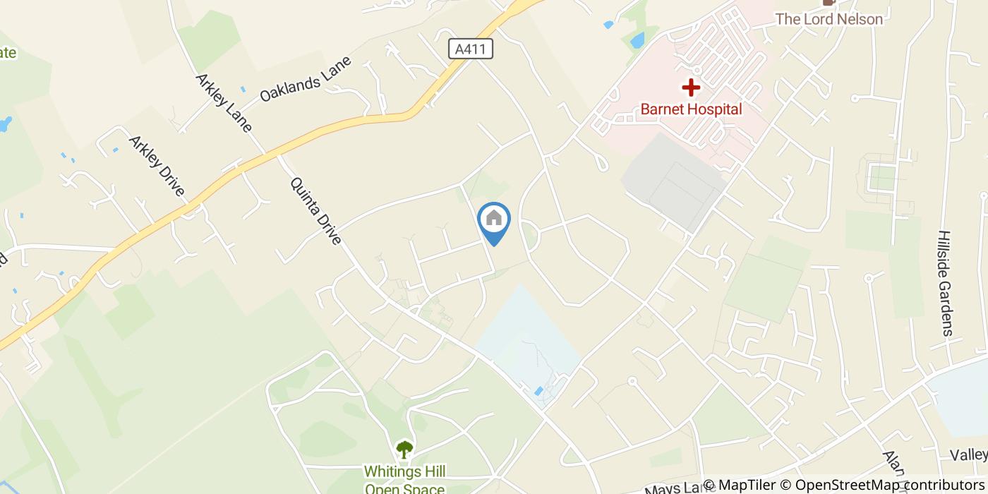 3 Bed Terraced House, Endersby Road, EN5