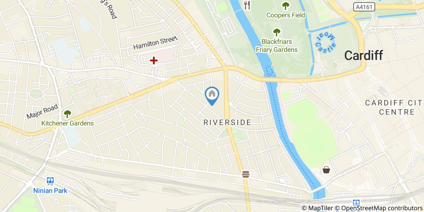 4 Bed Flat, Neville St, CF11